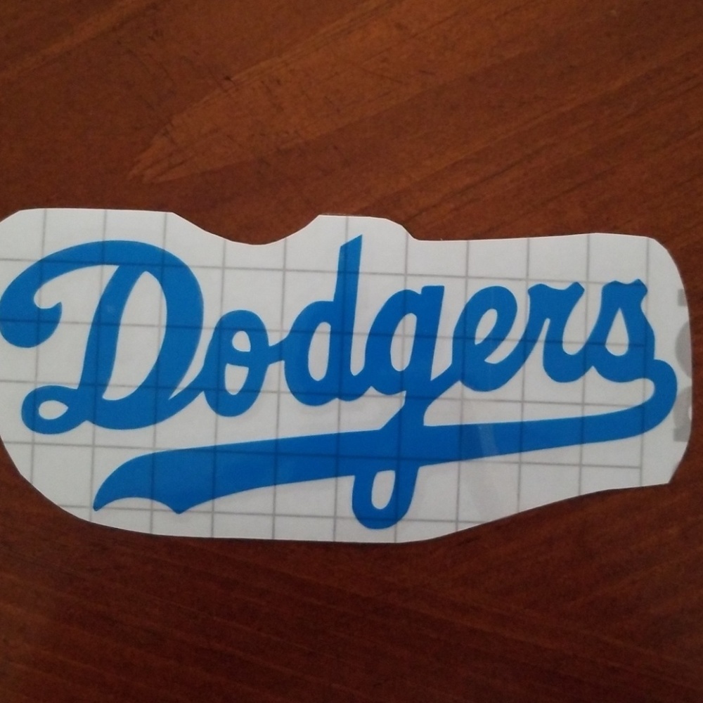 LA Dodgers vinyl decal